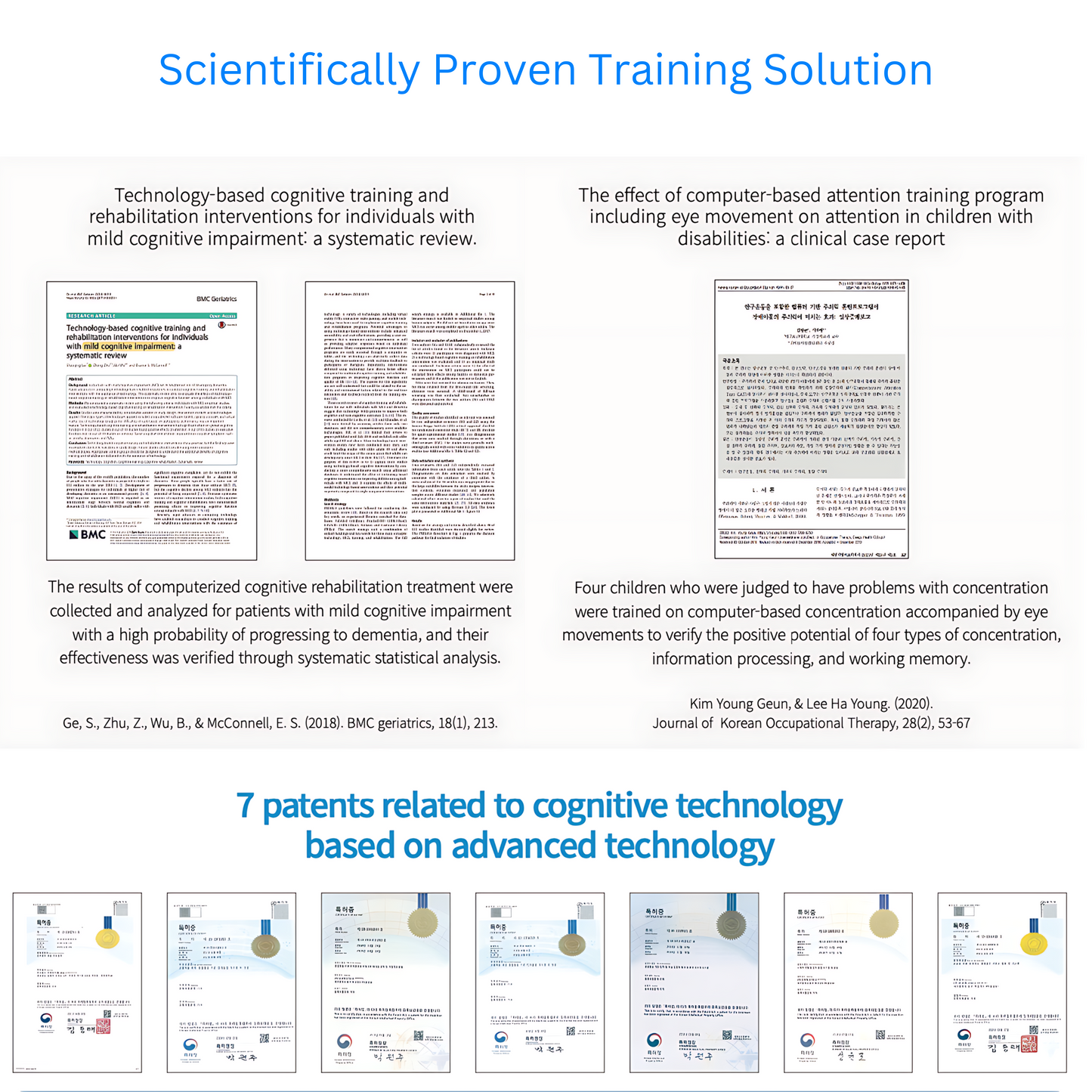 Techcare EYAS Digital Cognitive Training System