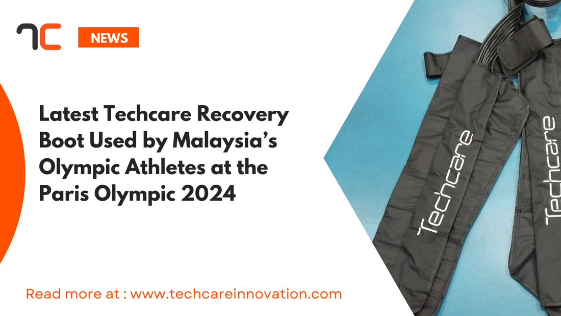 Latest Techcare Recovery Boot Used by Malaysia’s Olympic Athletes at the Paris Olympic 2024