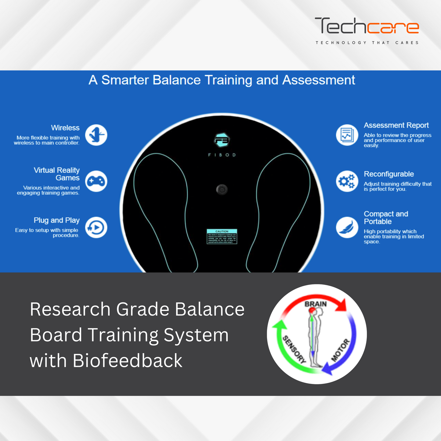 Techcare Balance Board (Fibod)