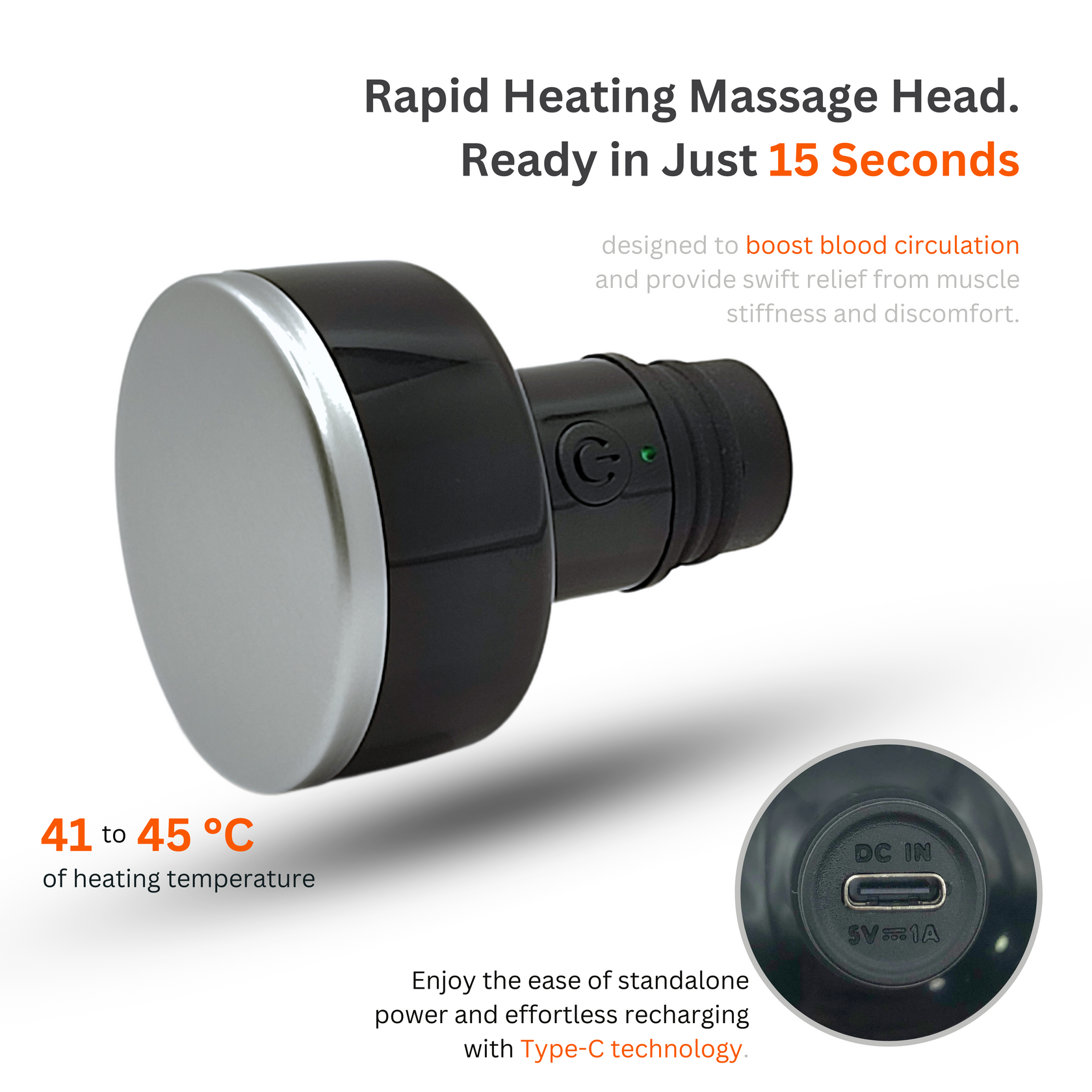 Techcare Mini Heated Massage Gun Techcare Store